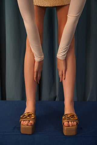 Buckle Platform Heels - Hasten Fashion
