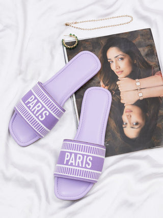 Paris Lavender Flats - Hasten Fashion